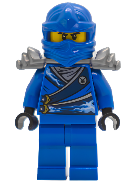 Минифигурка Lego Ninjago Jay - Rebooted with Silver Armor njo162 U